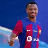Ansu Fati Signed Barcelona Jersey (Beckett) 2022 World Cup Spain's National Team