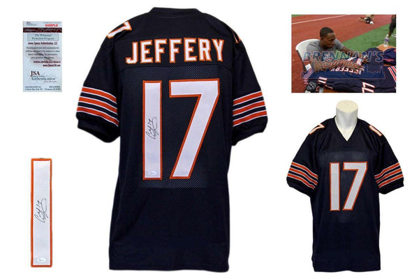 Alshon Jeffery Autographed SIGNED Jersey - JSA Witnessed Authentic w/ Photo - NV