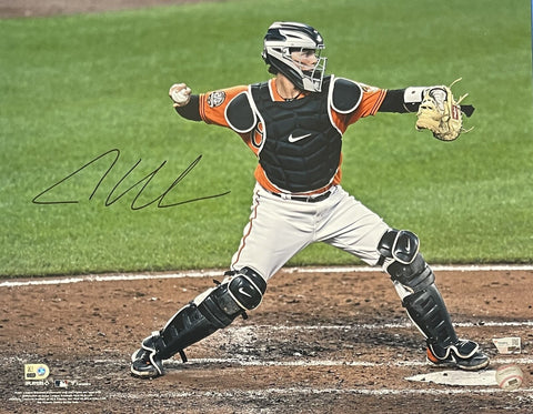 Adley Rutschman Autographed Baltimore Orioles 16x20 Photo FAN 42768