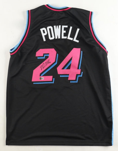 Norman Powell Signed Miami Heat Miami Vice Jersey (Beckett) 2019 NBA Champion SG