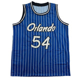 Autographed/Signed Horace Grant Orlando Blue Basketball Jersey JSA COA