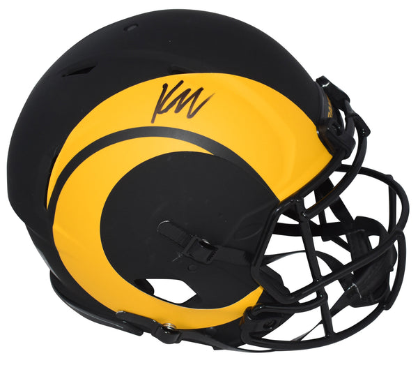 KYREN WILLIAMS SIGNED LOS ANGELES RAMS ECLIPSE AUTHENTIC SPEED HELMET BECKETT