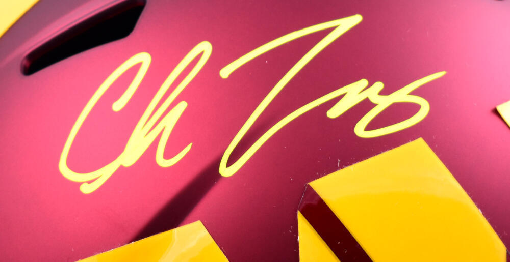 Chase Young Autographed Washington Commanders F/S Speed HelmetFanatic