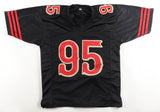 Alfred Collins Signed 49ers Throwback Jersey (Beckett) San Francisco Def. Tackle