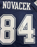 Dallas Cowboys JAY NOVACEK Signed Custom Blue Jersey AUTO - BAS