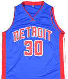 Rasheed Wallace Autographed Blue Pro Style Jersey - Beckett W Hologram *Black