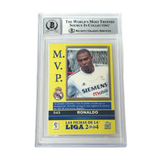 Ronaldo Nazario Signed 2003-04 Las Fichas De La Liga MVP #543 - Beckett Witness