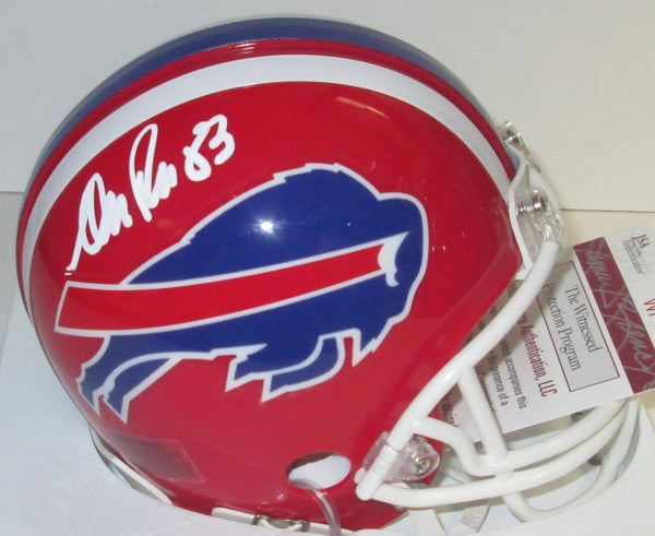 Bills Hall of Famer ANDRE REED Signed Riddell Throwback Mini Helmet AUTO - JSA!