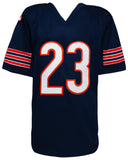 Shaun Gayle Signed Navy Custom Football Jersey w/3-Inscriptions - (SCHWARTZ COA)