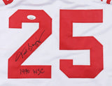 Todd Benzinger Signed Cincinnati Reds Jersey (JSA) 1990 World Series Champion 1B