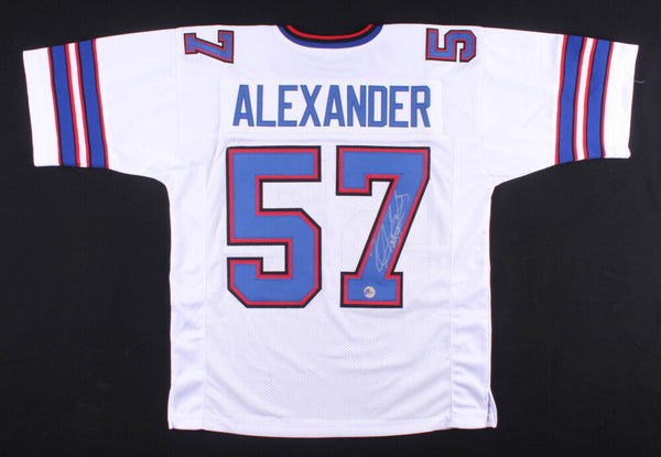 Lorenzo Alexander Signed Buffalo Bills Jersey (Pro Player Holo) 2xPro Bowl LB