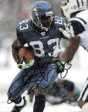 Deion Branch Autographed Signed 8x10 Photo Seattle Seahawks MCS Holo #63139