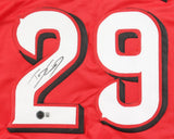 T J Friedl Signed Cincinnati Reds City Connect Custom Style Jersey (Beckett)