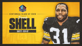 Donnie Shell "HOF 20" Signed Pittsburgh Steelers Salute to Service Mini Helmet