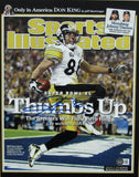 Hines Ward Autographed 11x14 Sports Illustrated Photo Steelers Beckett 180984