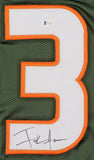 Frank Gore Signed Miami Hurricanes Jersey (Beckett COA) 5xPro Bowl Running Back