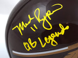 Rypien, Williams, Theismann Signed Washington Speed Mini Helmet - Beckett W Holo