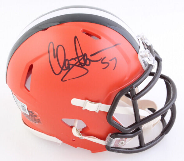 Clay Matthews Jr. Signed Cleveland Browns Mini Helmet (Beckett) 4xPro Bowl L.B.