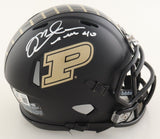 Mike Alstott Signed Purdue Boiler Maker Speed Mini Helmet (Beckett) Buccaneer FB