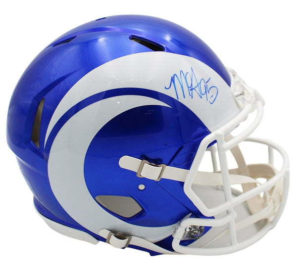 Myles Garrett Signed Los Angeles Rams Speed Authentic Alternate 2026 NFL Helmet