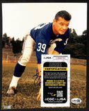 Hugh McElhenny New York Giants HOF JSA Auth Signed/Auto 8x10 Photo BA201980