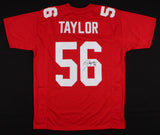 Lawrence Taylor Signed NY Giants Jersey (JSA COA) 2xSuper Bowl Champ / XXI, XXV