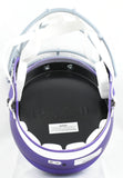 Randy Moss Autographed Vikings F/S Tribute Speed Helmet - Beckett W Hologram
