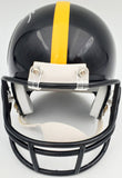 ANTONIO BROWN AUTOGRAPHED PITTSBURGH STEELERS MINI HELMET BECKETT BAS 121821