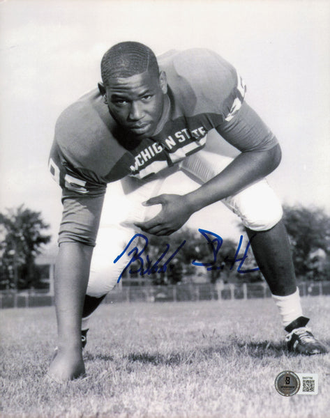 Bubba Smith Autographed Signed 8x10 Photo Michigan State Beckett BAS QR #BM37786
