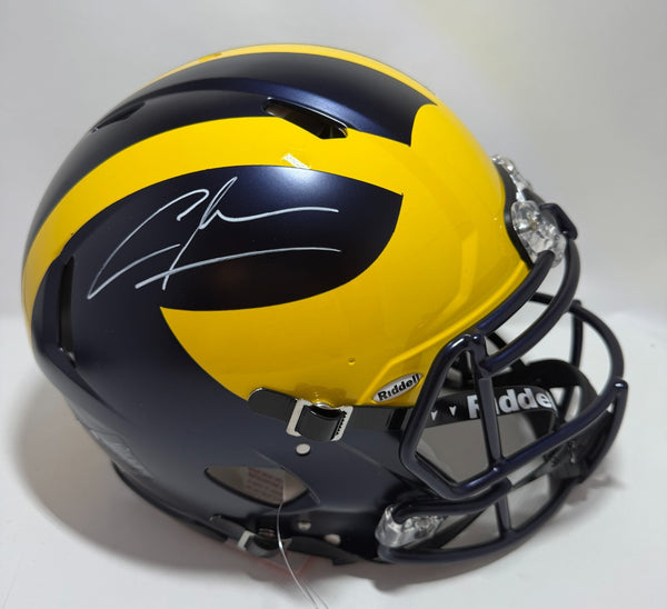 Michigan HOF CHARLES WOODSON Signed Full Size Speed Authentic Helmet AUTO - JSA