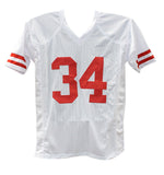 Derek Watt Autographed/Signed College Style White XL Jersey Beckett 39783