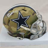 MICAH PARSONS SIGNED DALLAS COWBOYS CAMO SPEED MINI HELMET FANATICS