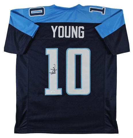 Vince Young Signed Tennessee Titans Jersey (JSA) Ex-Texas Longhorns Q.B.