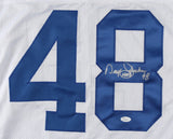 Daryl Johnston Signed Dallas Cowboys Jersey (JSA COA) 3xSuper Bowl Champion