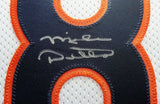 CHICAGO BEARS MIKE DITKA AUTOGRAPHED FRAMED WHITE JERSEY PSA/DNA STOCK #202414