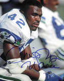 Chris Warren Autographed Signed 8x10 Photo Seattle Seahawks MCS Holo #63453