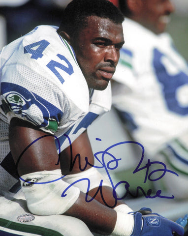 Chris Warren Autographed Signed 8x10 Photo Seattle Seahawks MCS Holo #63453
