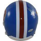 Floyd Little Autographed/Signed Denver Broncos 75-96 VSR4 Mini Helmet Leaf 57814