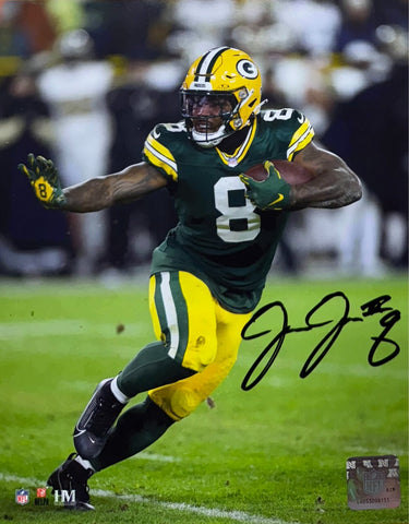 JOSH JACOBS - Green Bay Packers NFL - Signed 8x10 Photo #3 AUTO