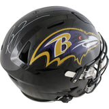 Ray Lewis Autographed Baltimore Ravens SpeedFlex Helmet Beckett Witness 50768