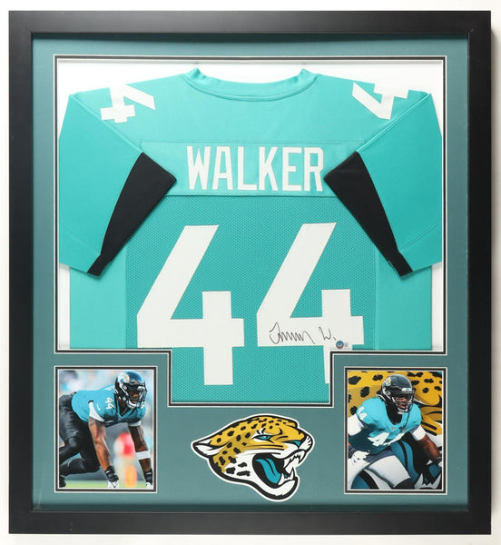 Travon Walker Signed Jacksonville Jaguars Framed Jersey Display (Beckett) #1 Pck