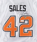 Nykesha Sales Signed Orlando Miracle Basketball Jersey (JSA) 8x WNBA All-Star