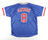 Andre Dawson Signed Chicago Cubs Jersey (JSA Holo) 8xAll-Star O.F./ 1987 N.L.MVP