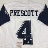 Autographed/Signed Dak Prescott Dallas Color Rush Football Jersey JSA COA