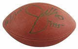 Commanders Joe Gibbs "1995" Signed Wilson Official Nfl Football BAS #BV01125