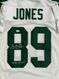 JAMES JONES Signed Replica White Jersey w/ XLV Script - Green Bay Packers - BAS
