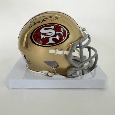 Autographed/Signed Brock Purdy San Francisco 49ers Mini Helmet Fanatics COA
