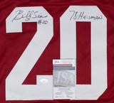 Billy Sims Signed Oklahoma Sooners Jersey Inscribed "78 Heisman" (JSA COA) Lions