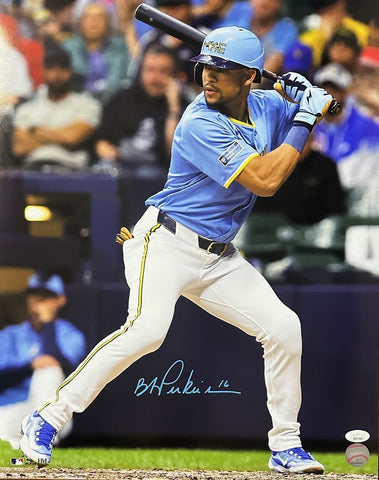 Brewers Outfielder BLAKE PERKINS Signed 16x20 Photo #1 AUTO - JSA