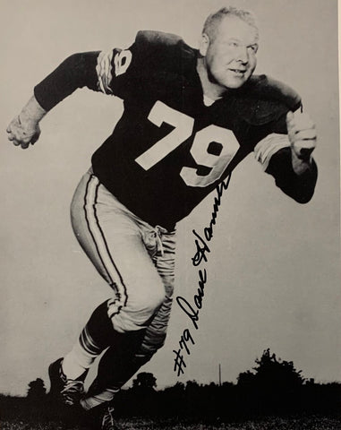 Packers DAVE HANNER (d) Signed 8x10 AUTO Photo #2 - 1961 & 1962 NFL Champ